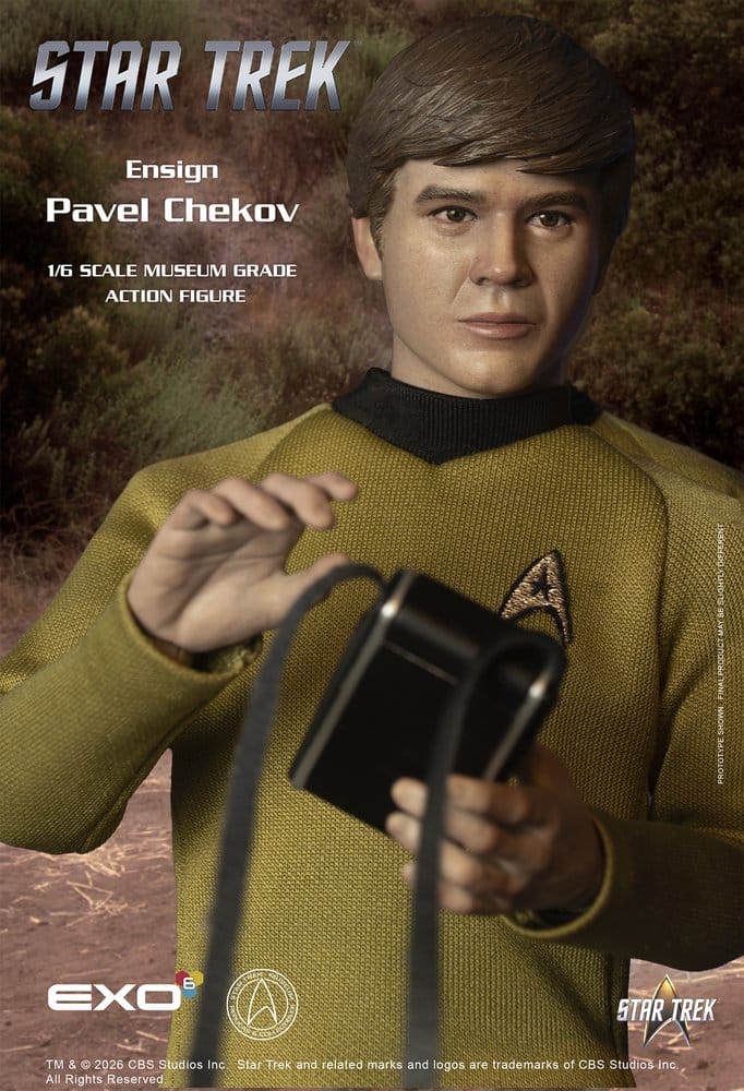 Star Trek: La serie original Figura 1/6 Ensign Pavel Chekov 30 cm