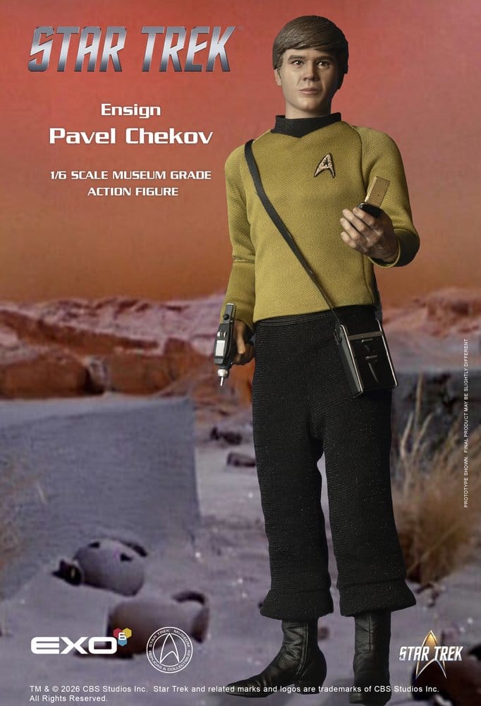 Star Trek: La serie original Figura 1/6 Ensign Pavel Chekov 30 cm