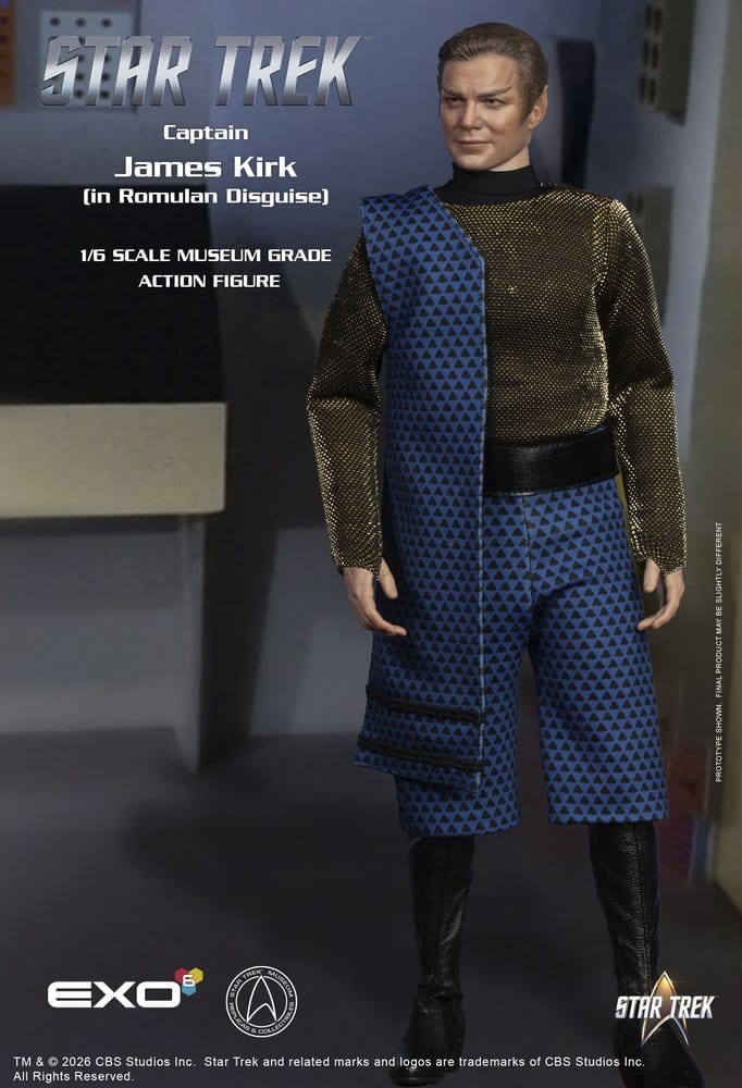Star Trek Figura 1/6 Captain James T. Kirk (Romulan Disguise) 29 cm