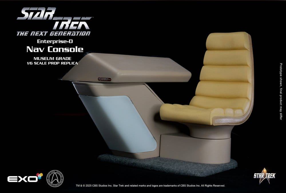 Star Trek: La nueva generación Réplica 1/6 Enterprise-D Bridge CONN Console