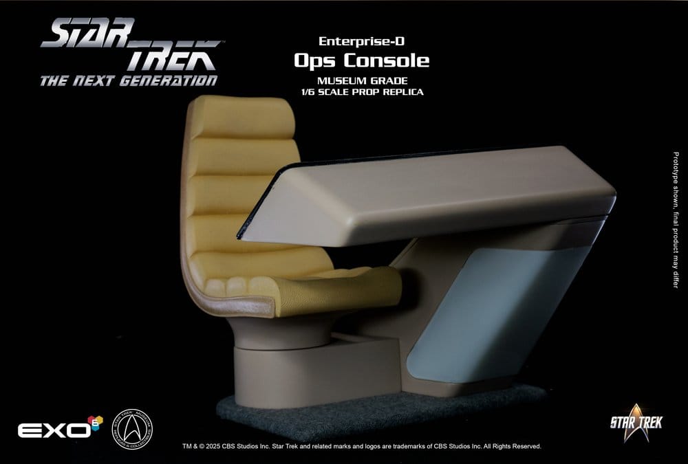 Star Trek: La nueva generación Réplica 1/6 Enterprise-D Bridge OPS Console