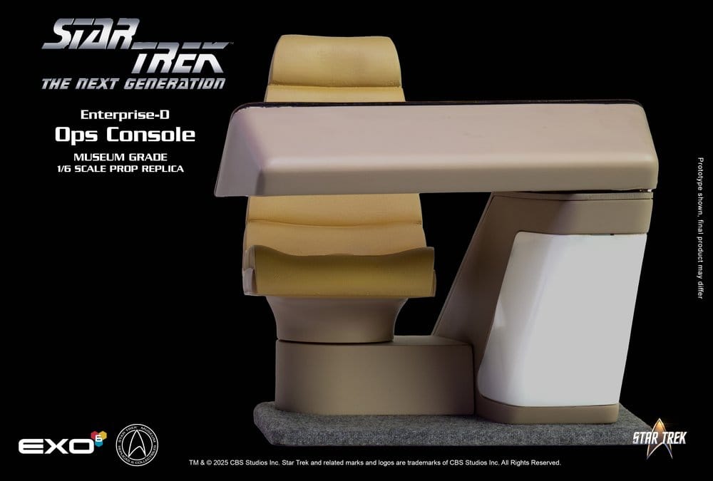 Star Trek: La nueva generación Réplica 1/6 Enterprise-D Bridge OPS Console