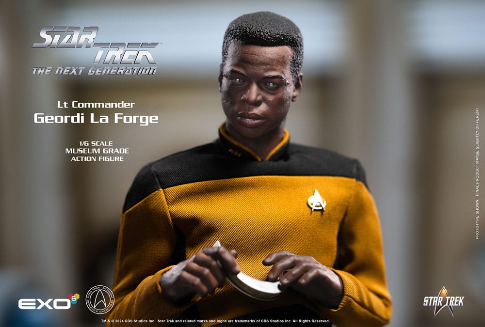 Star Trek: The Next Generation Figura 1/6 Lt. Commander Geordi La Forge (Essentials Version) 28 cm