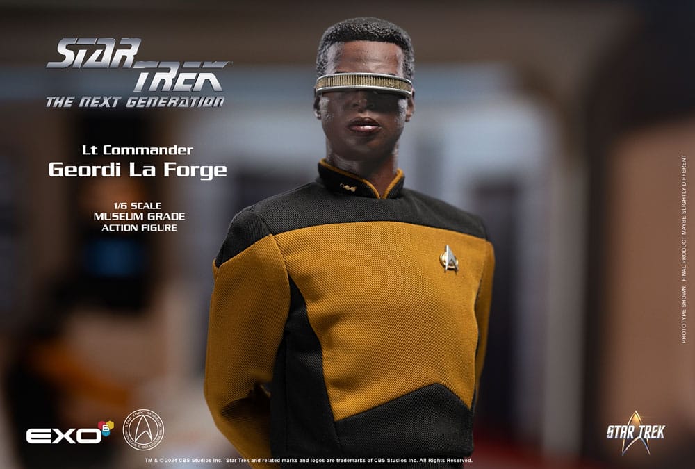 Star Trek: The Next Generation Figura 1/6 Lt. Commander Geordi La Forge (Essentials Version) 28 cm