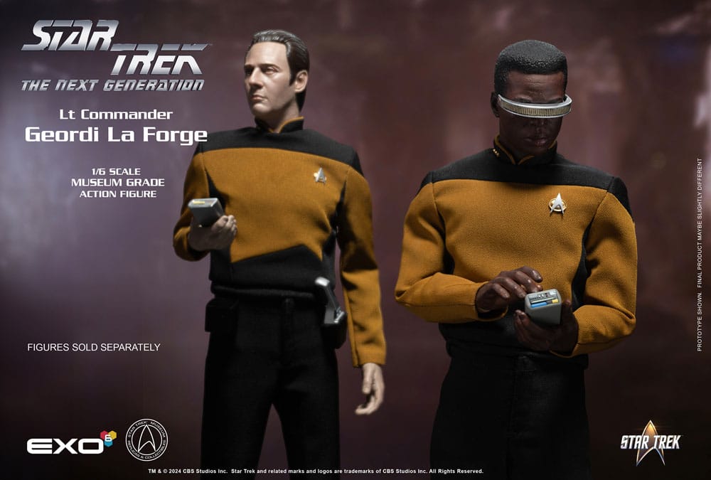 Star Trek: The Next Generation Figura 1/6 Lt. Commander Geordi La Forge (Essentials Version) 28 cm