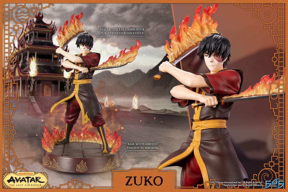 Avatar: la leyenda de Aang Estatua Zuko 32 cm