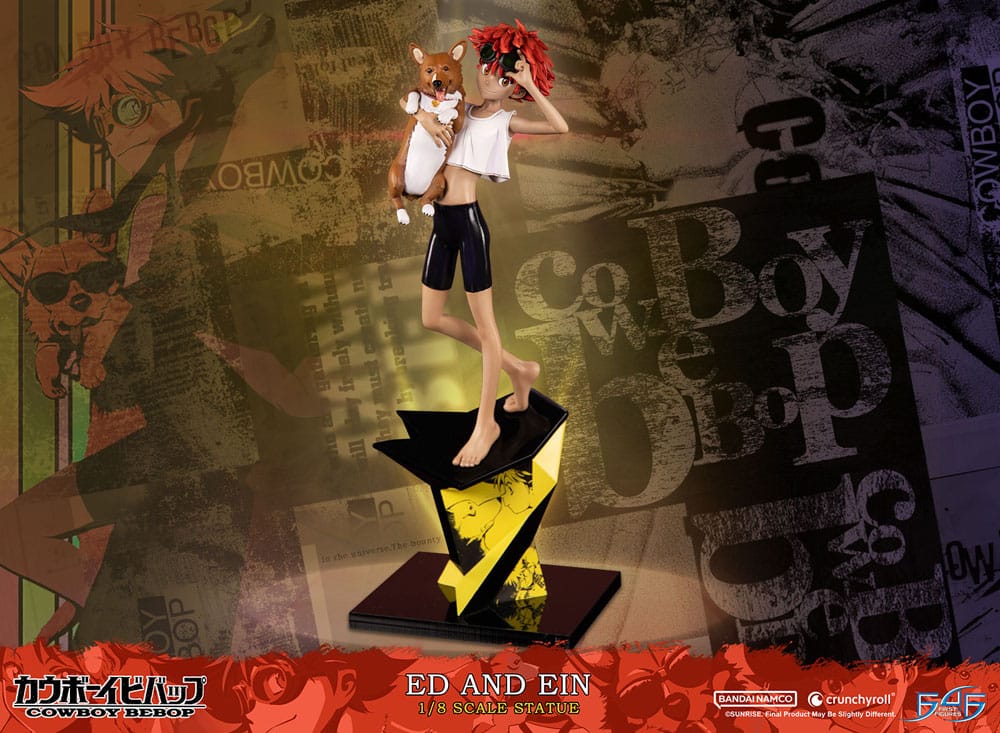 COWBOY BEBOP ED AND EIN 1/8 RESIN Estatua