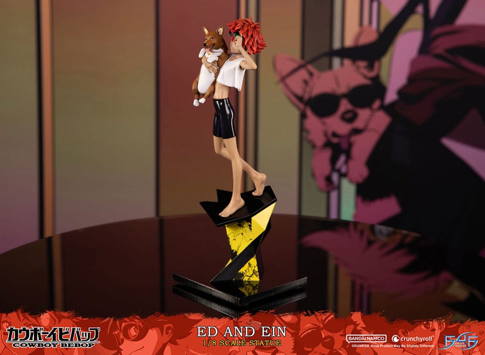 COWBOY BEBOP ED AND EIN 1/8 RESIN Estatua