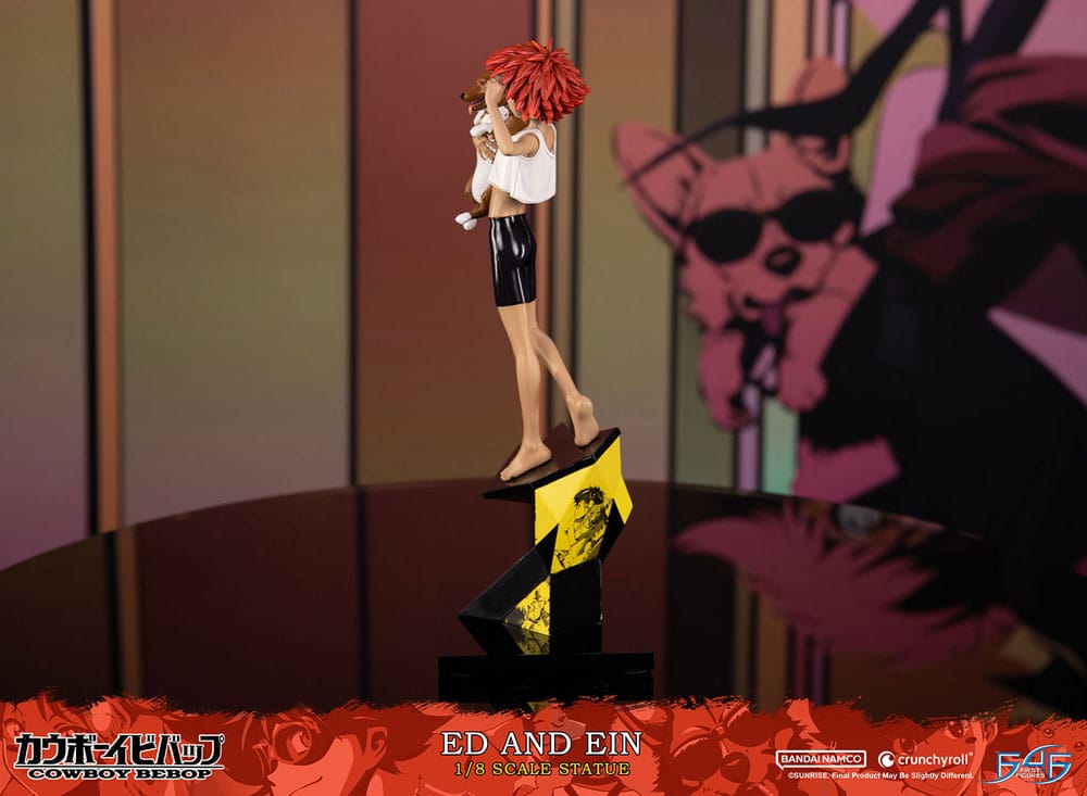 COWBOY BEBOP ED AND EIN 1/8 RESIN Estatua