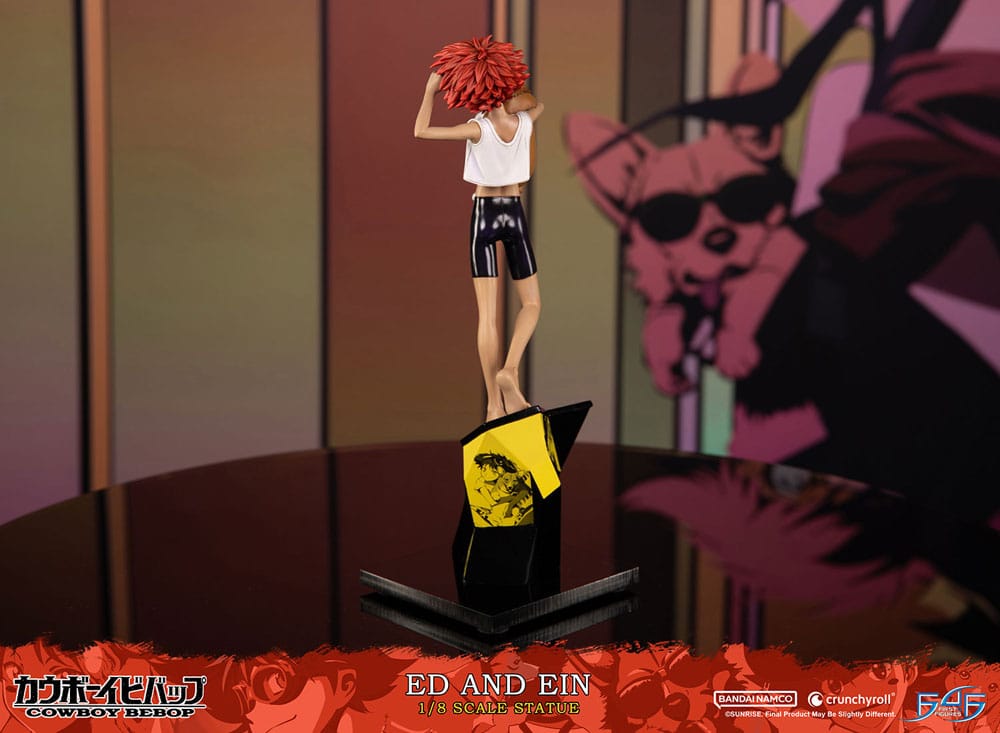 COWBOY BEBOP ED AND EIN 1/8 RESIN Estatua