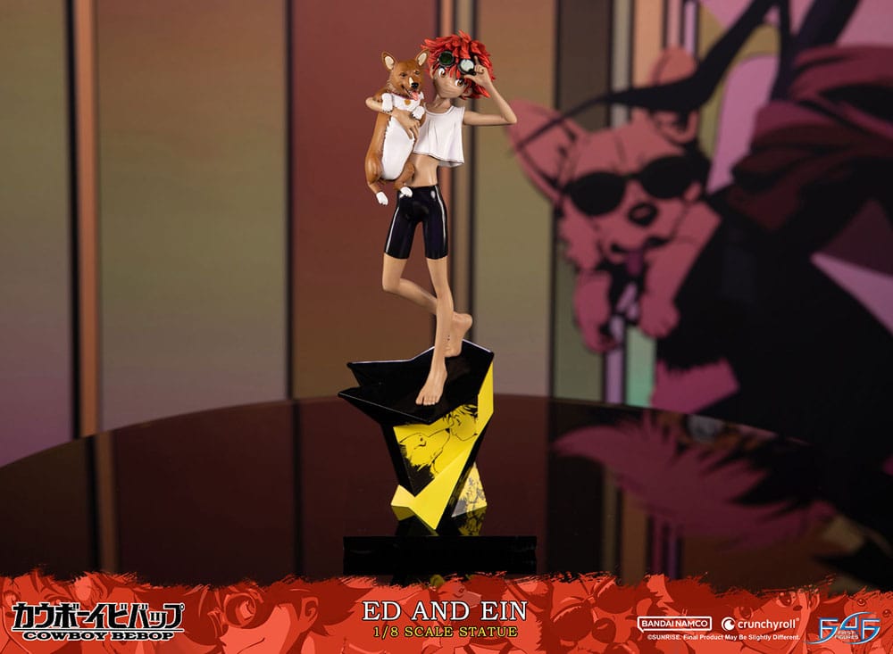 COWBOY BEBOP ED AND EIN 1/8 RESIN Estatua