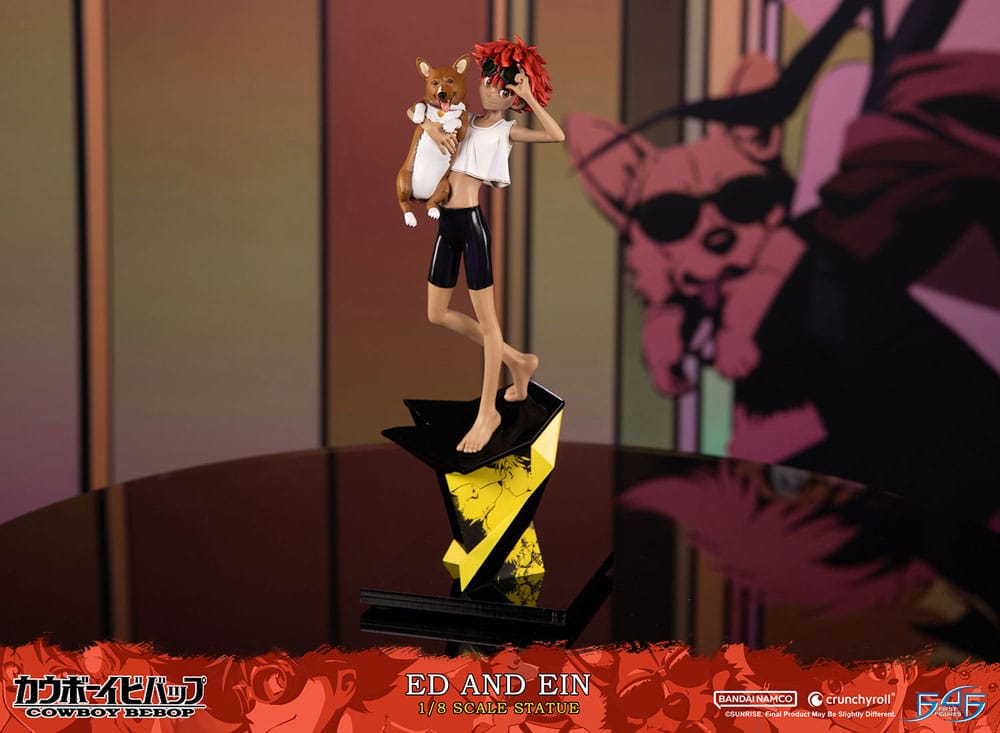 COWBOY BEBOP ED AND EIN 1/8 RESIN Estatua