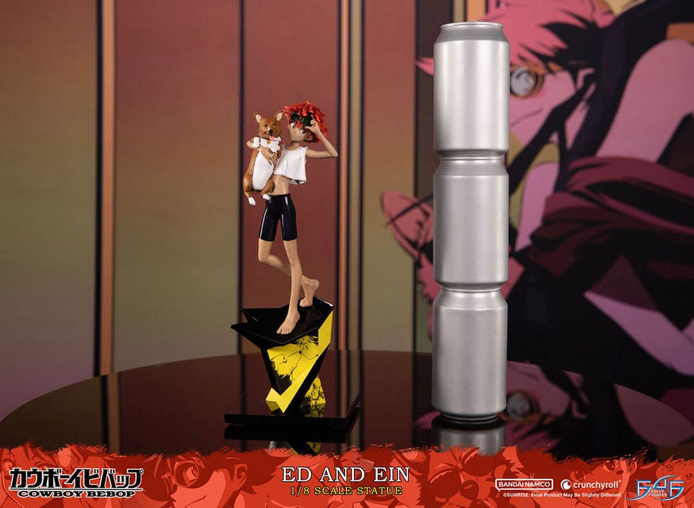 COWBOY BEBOP ED AND EIN 1/8 RESIN Estatua