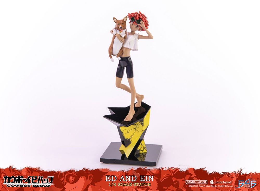 COWBOY BEBOP ED AND EIN 1/8 RESIN Estatua