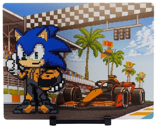 Sonic The Hedgehog x McLaren FiGGYZ Figura Coleccionable Magnética Sonic McLaren 35th Anniversary 9 cm Frikytopia