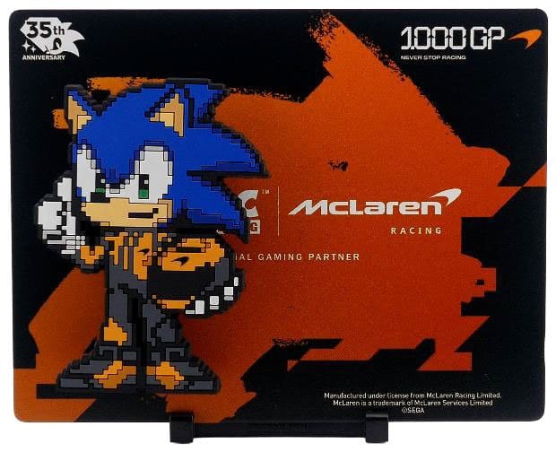 Sonic The Hedgehog x McLaren FiGGYZ Figura Coleccionable Magnética Sonic McLaren 35th Anniversary 9 cm