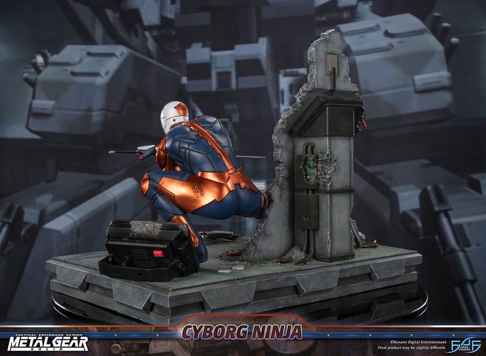 Metal Gear Solid Estatua Cyborg Ninja (Gray Fox) 41 cm