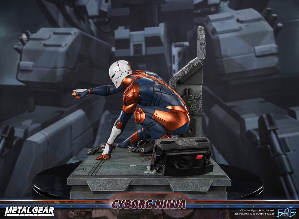 Metal Gear Solid Estatua Cyborg Ninja (Gray Fox) 41 cm
