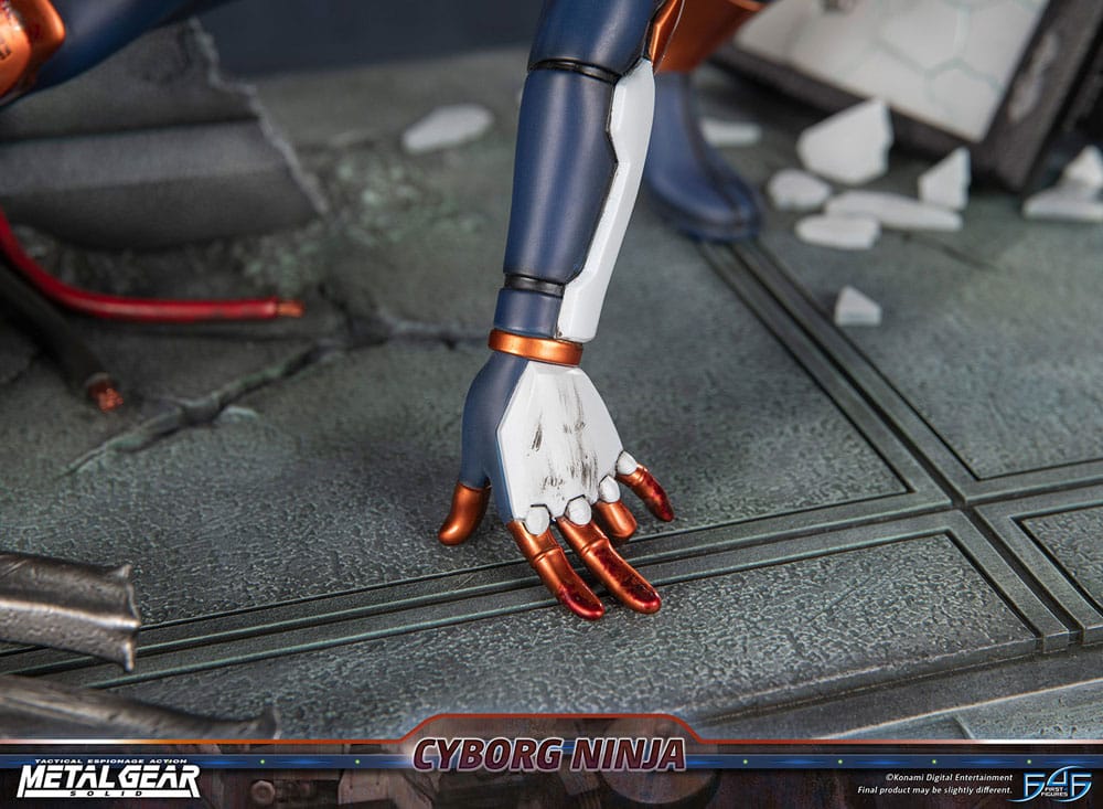 Metal Gear Solid Estatua Cyborg Ninja (Gray Fox) 41 cm
