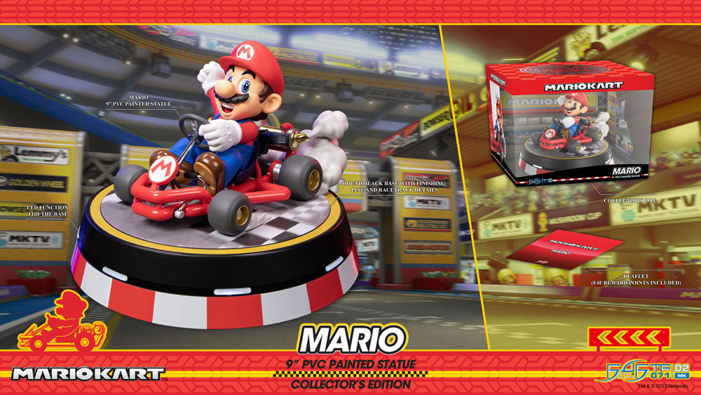 MARIO KART MARIO PVC PAINT DELUXE Estatua