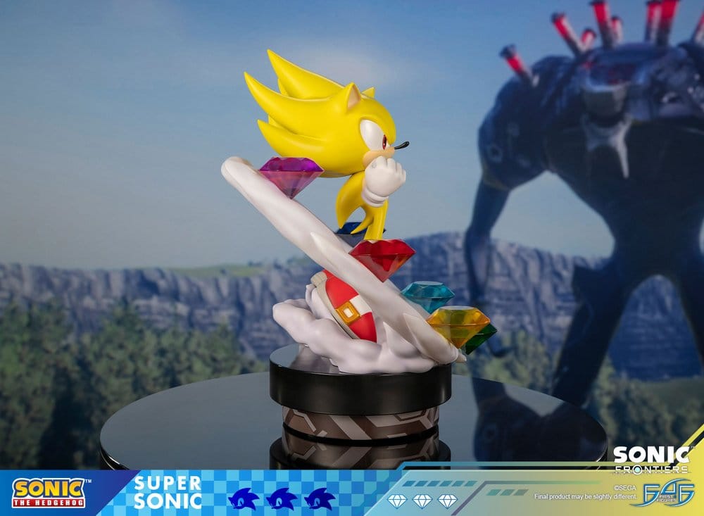 Sonic The Hedgehog Resin Estatua Sonic Frontiers Super Sonic 45 cm