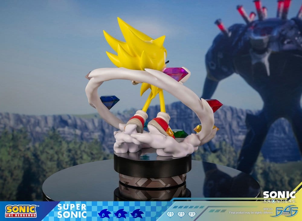Sonic The Hedgehog Resin Estatua Sonic Frontiers Super Sonic 45 cm