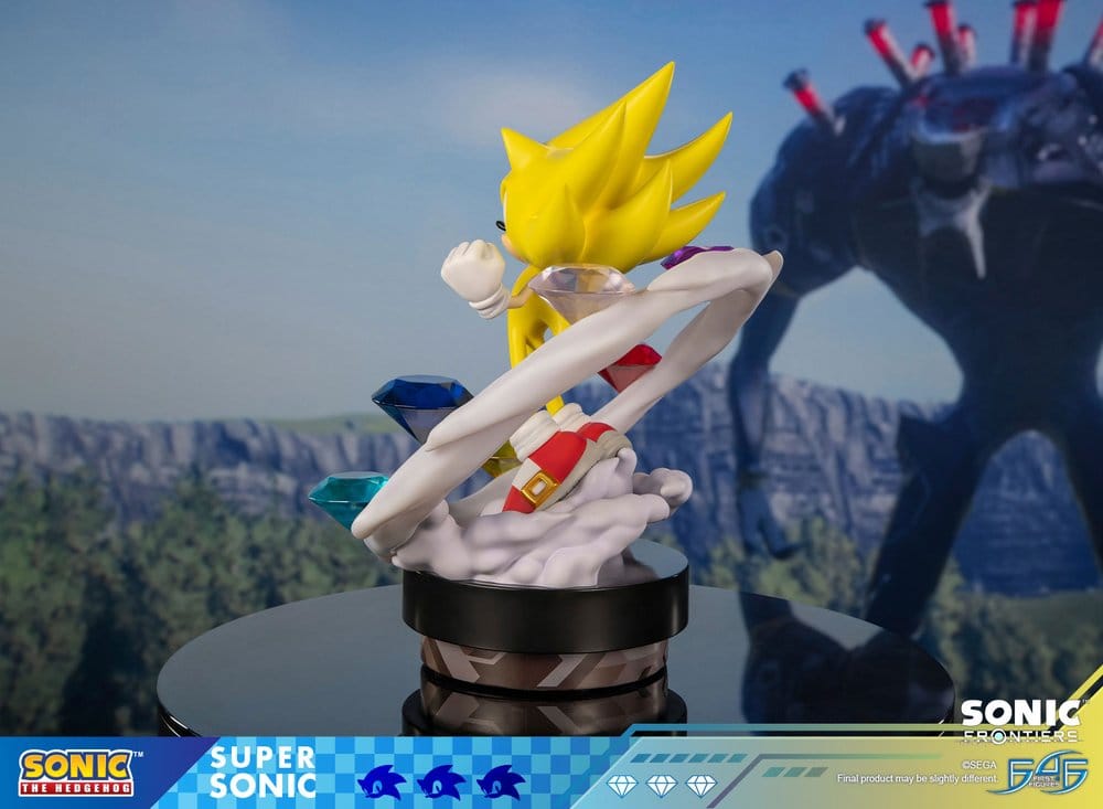 Sonic The Hedgehog Resin Estatua Sonic Frontiers Super Sonic 45 cm