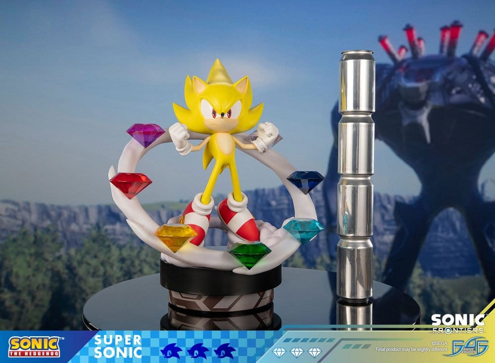Sonic The Hedgehog Resin Estatua Sonic Frontiers Super Sonic 45 cm