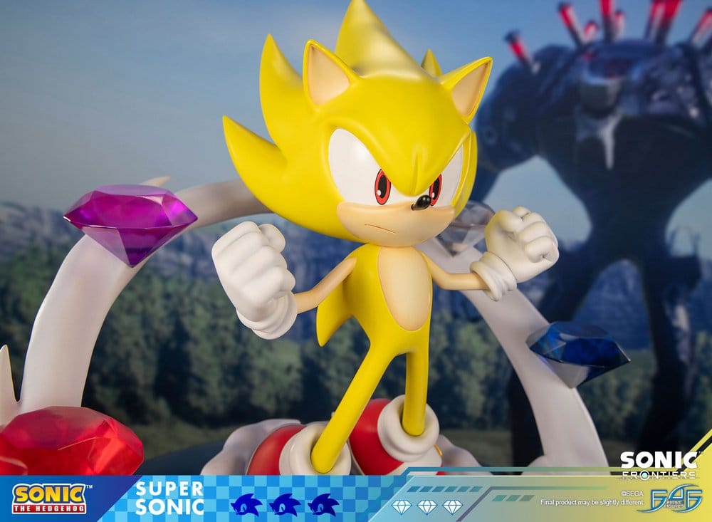 Sonic The Hedgehog Resin Estatua Sonic Frontiers Super Sonic 45 cm
