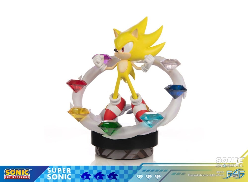 Sonic The Hedgehog Resin Estatua Sonic Frontiers Super Sonic 45 cm