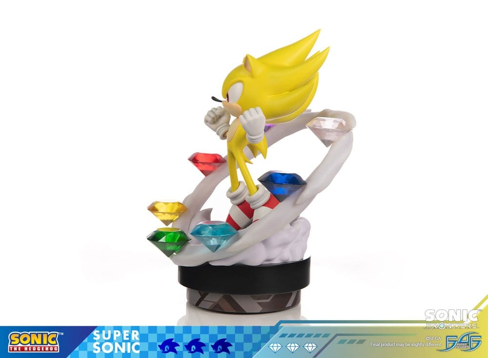 Sonic The Hedgehog Resin Estatua Sonic Frontiers Super Sonic 45 cm