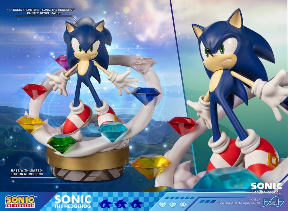Sonic The Hedgehog Resin Estatua Sonic Frontiers Sonic 42 cm