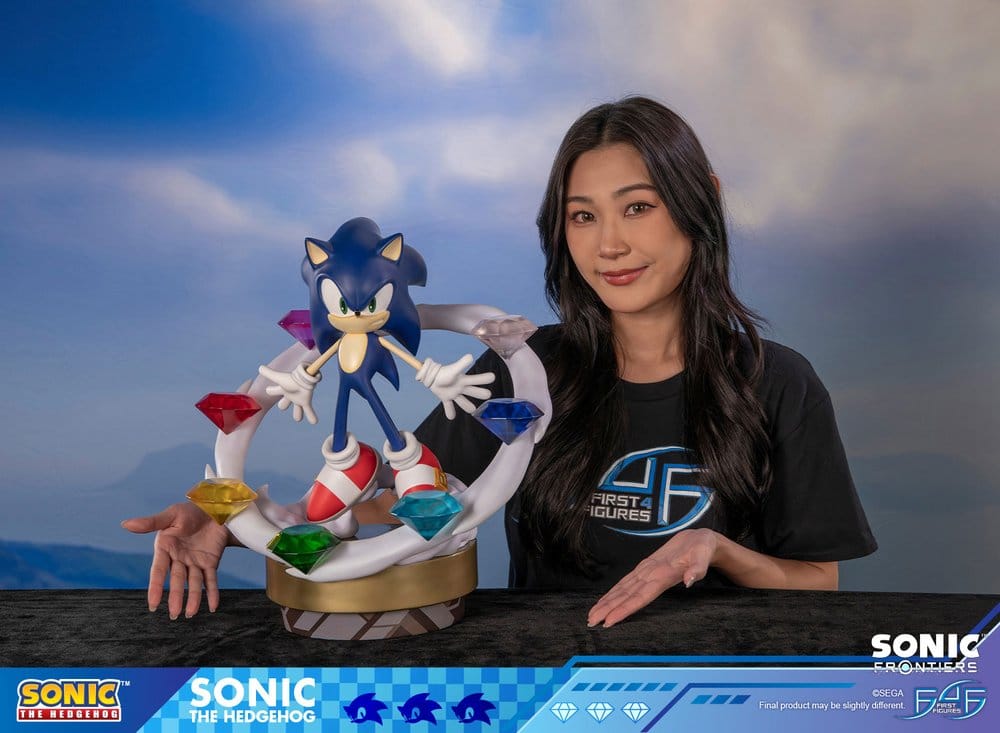 Sonic The Hedgehog Resin Estatua Sonic Frontiers Sonic 42 cm