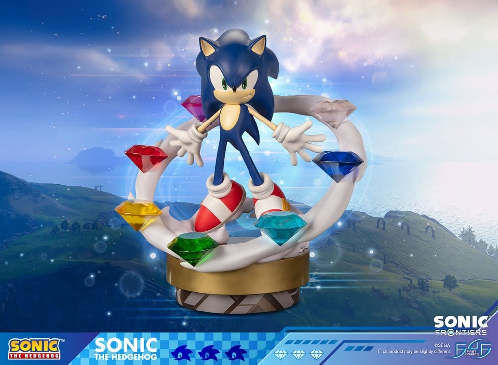 Sonic The Hedgehog Resin Estatua Sonic Frontiers Sonic 42 cm