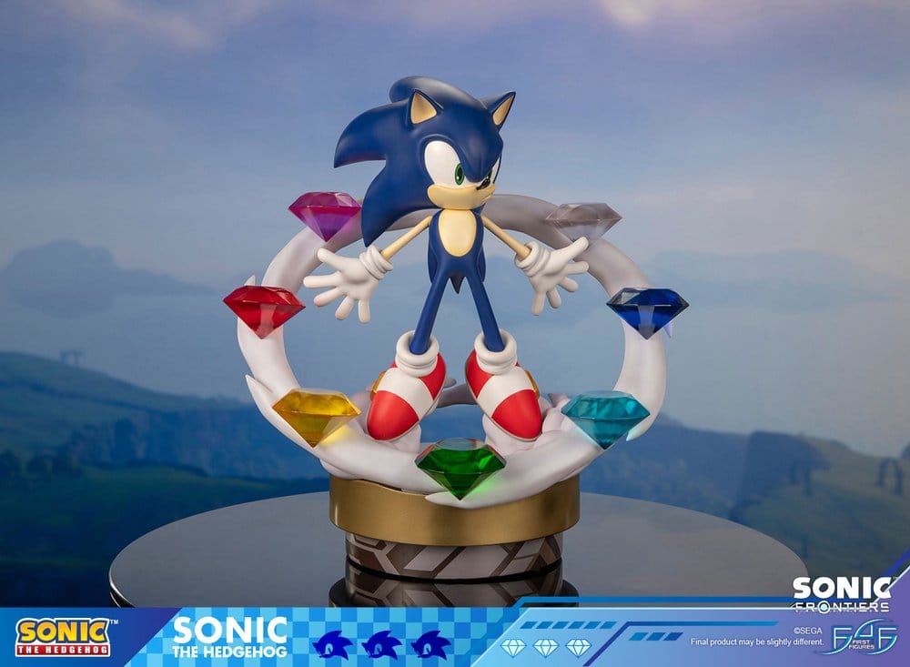 Sonic The Hedgehog Resin Estatua Sonic Frontiers Sonic 42 cm