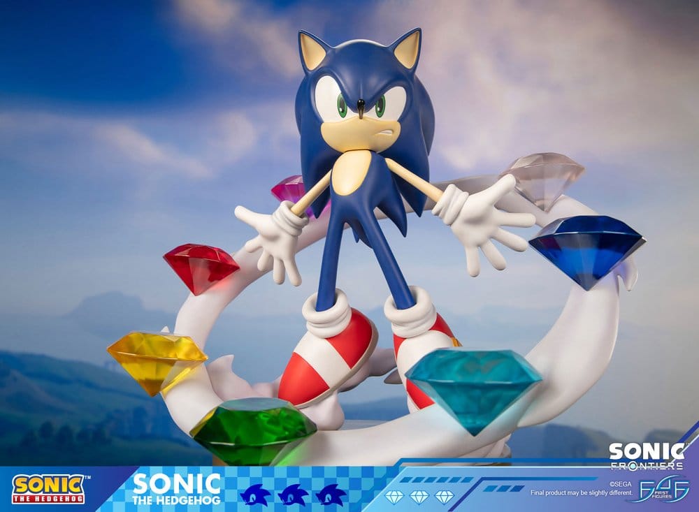 Sonic The Hedgehog Resin Estatua Sonic Frontiers Sonic 42 cm