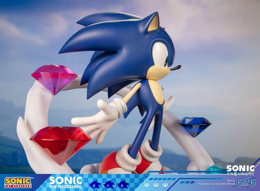 Sonic The Hedgehog Resin Estatua Sonic Frontiers Sonic 42 cm