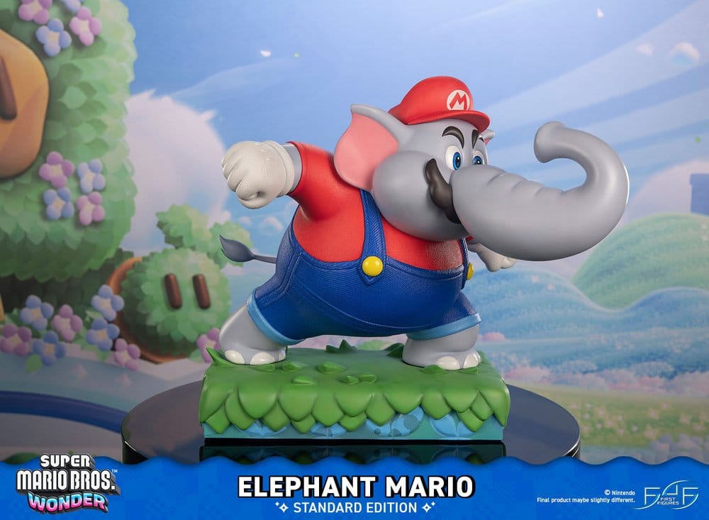 Super Mario Bros. Wonder Resin Estatua Elephant Mario Standard Edition 43 cm