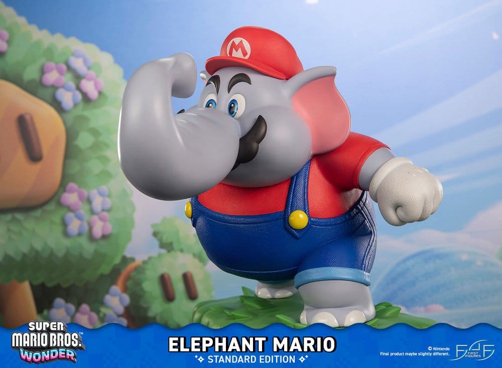 Super Mario Bros. Wonder Resin Estatua Elephant Mario Standard Edition 43 cm