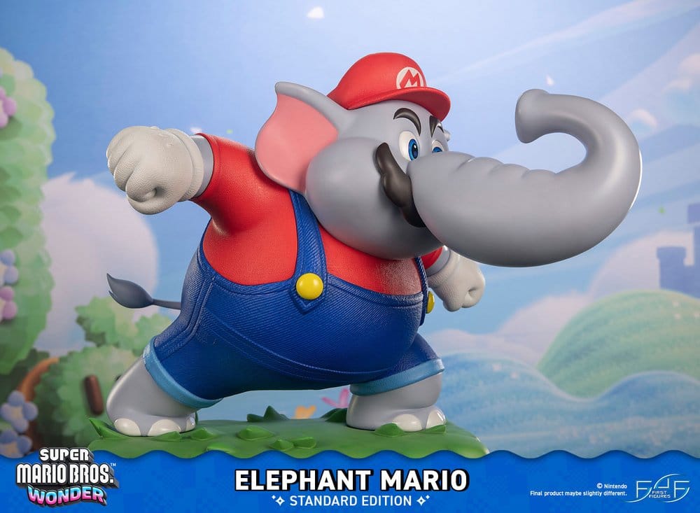 Super Mario Bros. Wonder Resin Estatua Elephant Mario Standard Edition 43 cm