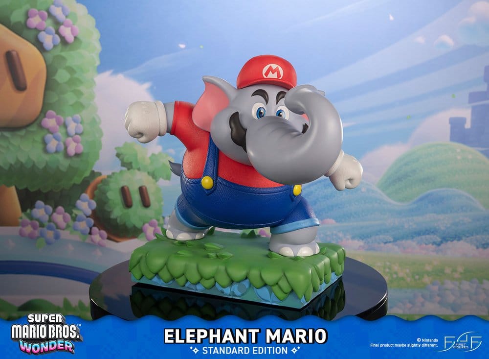 Super Mario Bros. Wonder Resin Estatua Elephant Mario Standard Edition 43 cm
