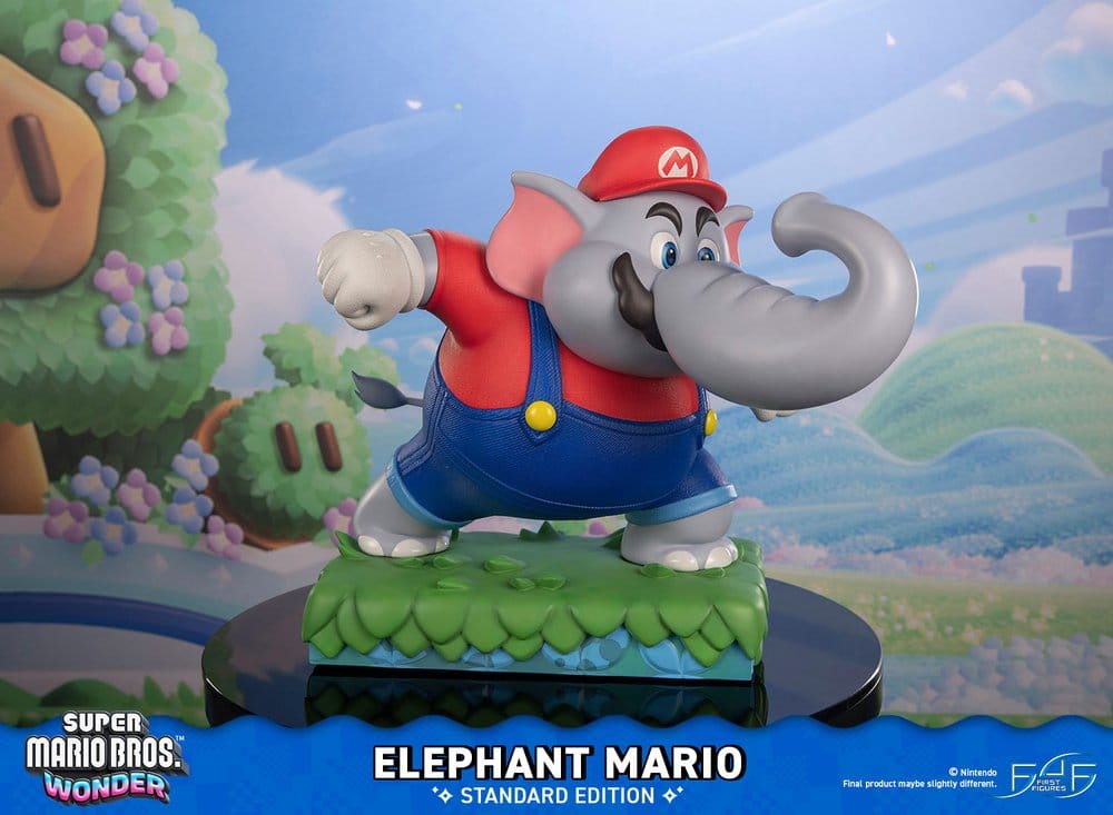 Super Mario Bros. Wonder Resin Estatua Elephant Mario Standard Edition 43 cm