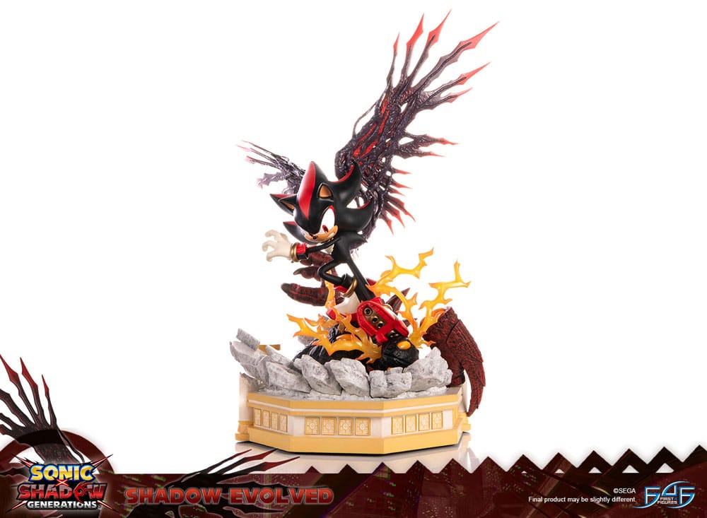 Sonic X Shadow Generations Estatua Shadow Evolved 58 cm
