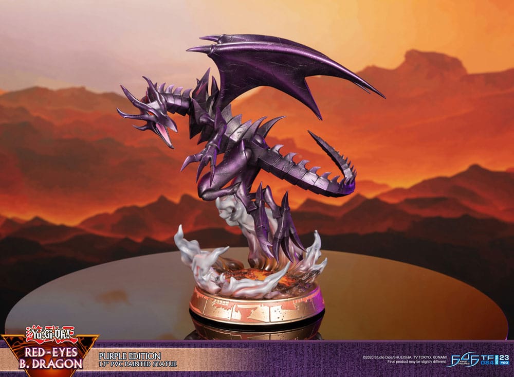 YU-GI-OH! RED-EYES B.DRAGON PURPLE EDITION