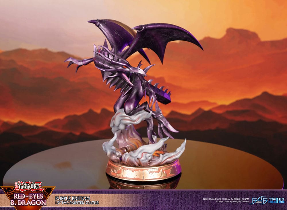 YU-GI-OH! RED-EYES B.DRAGON PURPLE EDITION