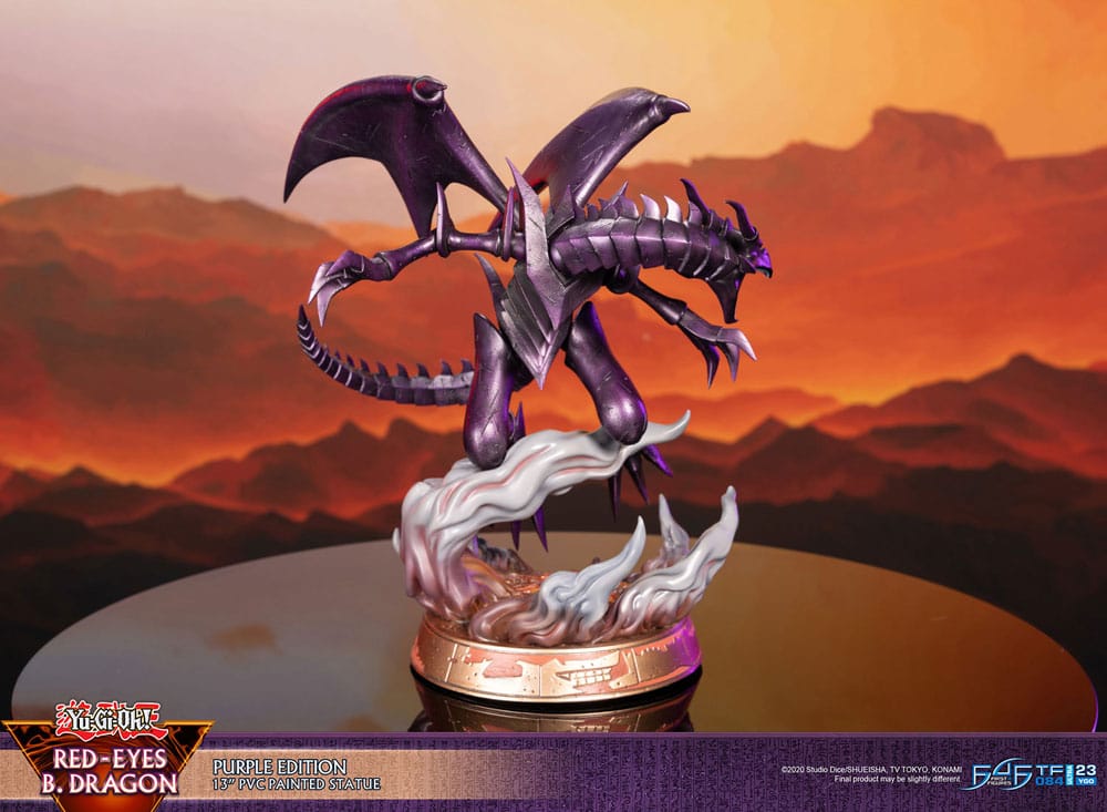 YU-GI-OH! RED-EYES B.DRAGON PURPLE EDITION