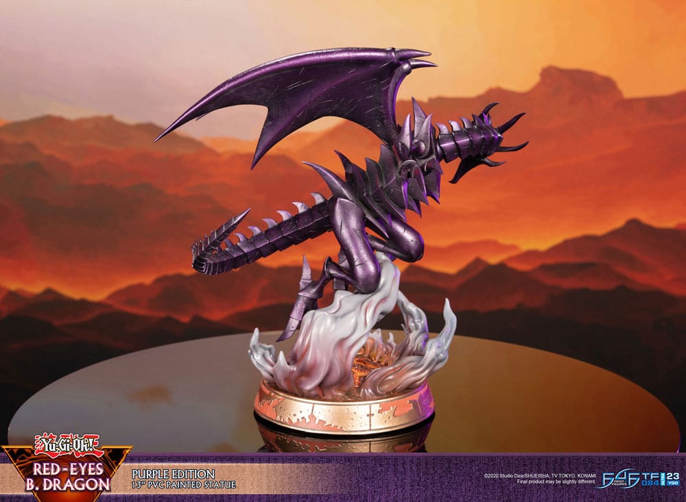 YU-GI-OH! RED-EYES B.DRAGON PURPLE EDITION