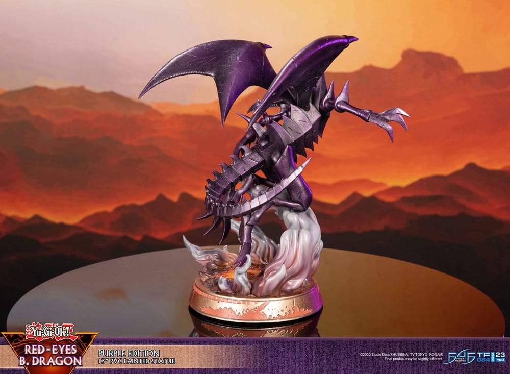 YU-GI-OH! RED-EYES B.DRAGON PURPLE EDITION