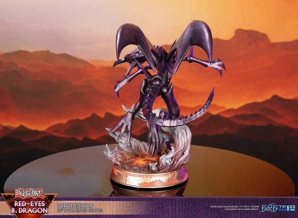 YU-GI-OH! RED-EYES B.DRAGON PURPLE EDITION