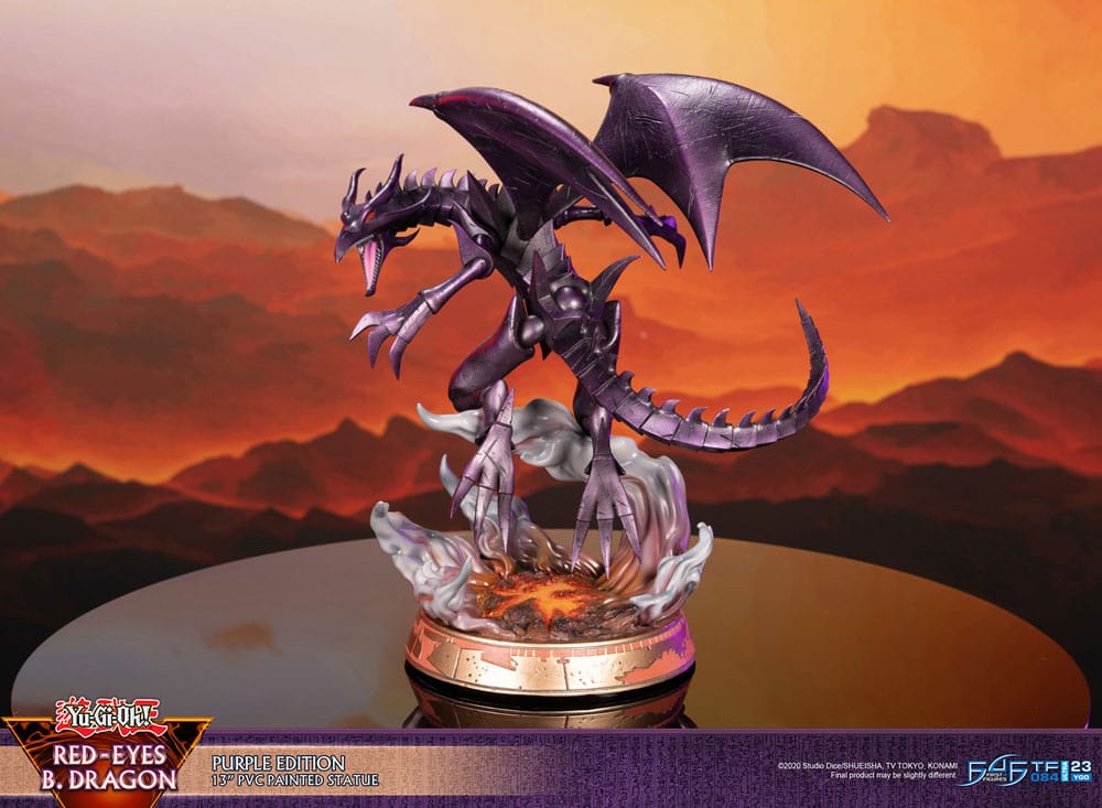 YU-GI-OH! RED-EYES B.DRAGON PURPLE EDITION
